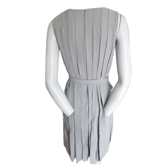 Calvin Klein Grey Dress with Strips Size 2 - Picture 2 of 3